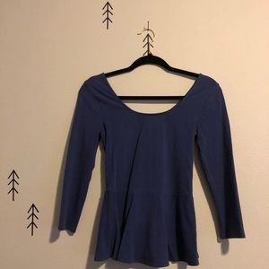 Dark Blue/ Purple Flare Shirt
